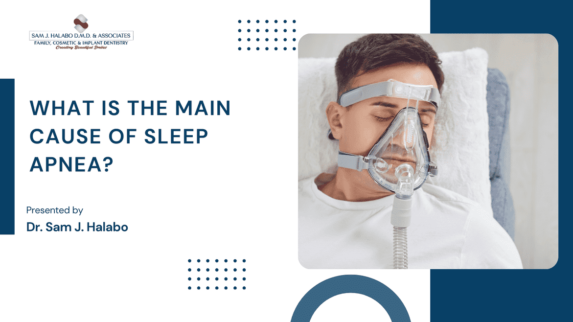 What is the main cause of sleep apnea